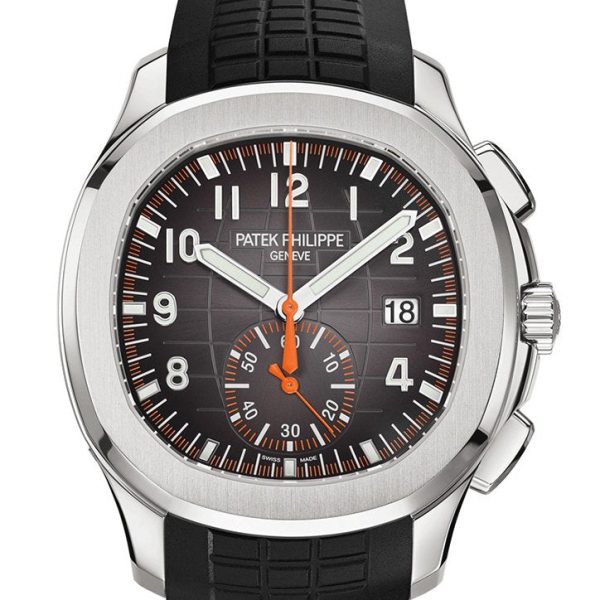 Patek Philippe Aquanaut Black Dial Automatic Men’s Chronograph Watch 5968A-001